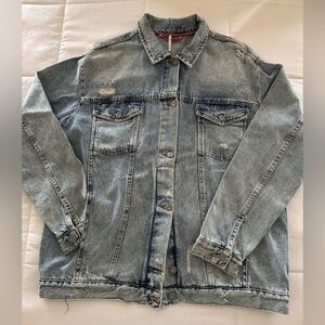 Free People Denim Jacket - Excellent Condition - sz LARGE